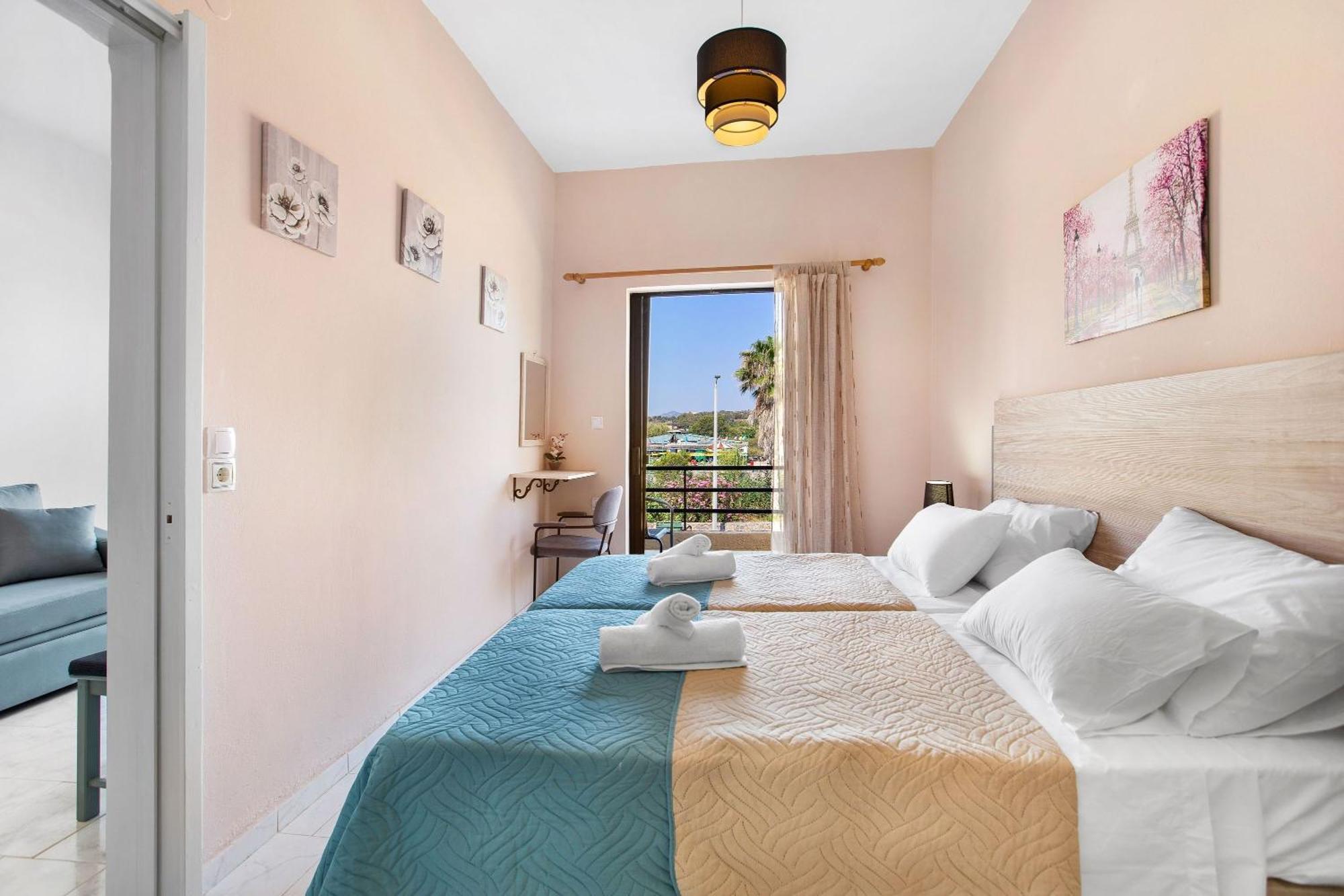 Sun Beach Apartments In Chania 09 11 Chrissi Akti Chania Exterior foto